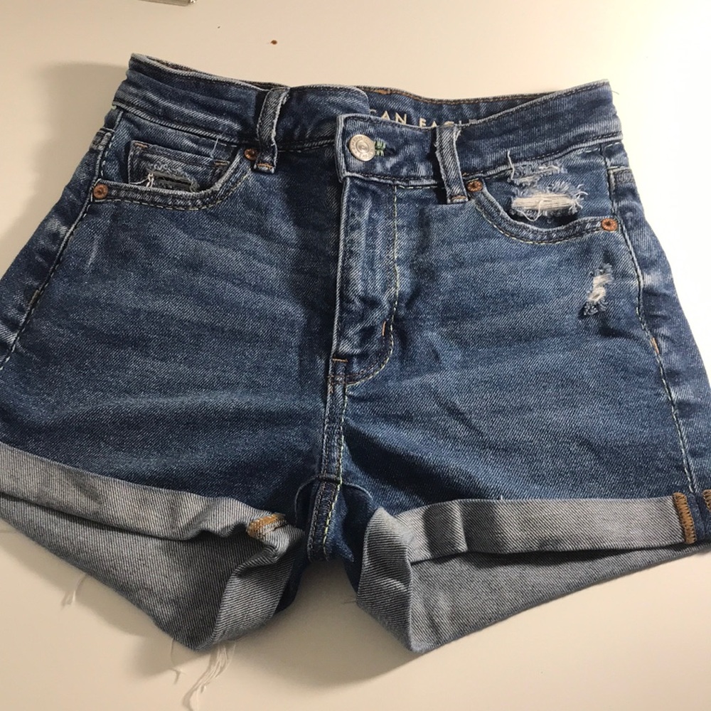 AE Stretch Denim Shorts